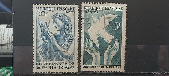 РАСПРОДАЖА ФРАНЦИЯ 1946г. Полная серия. Гаш.