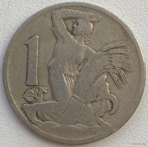 Чехословакия 1 крона 1922 г.