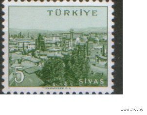 Марка из серии 1960г. Турция "Города и провинции. Сивас" MNH