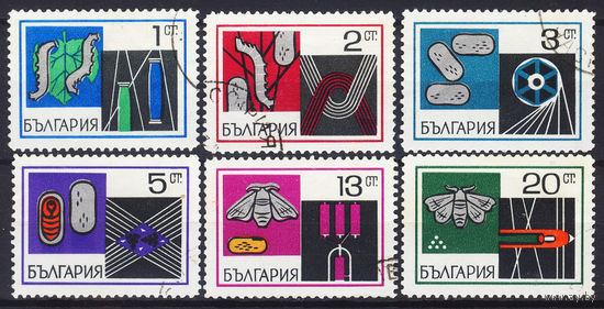 1969 Болгария. Производство шёлка