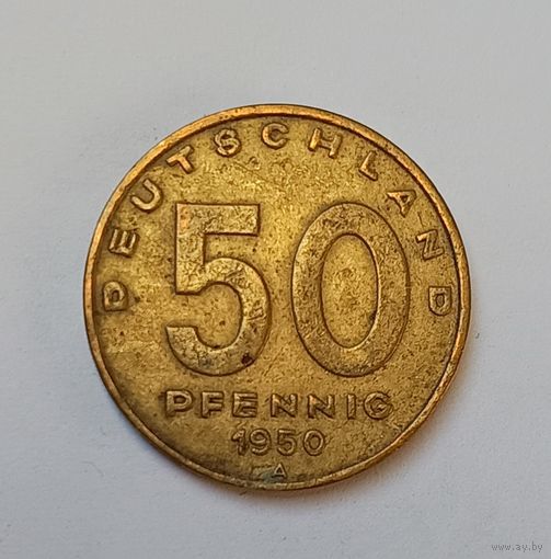 50 пфеннигов  1950г. ГДР