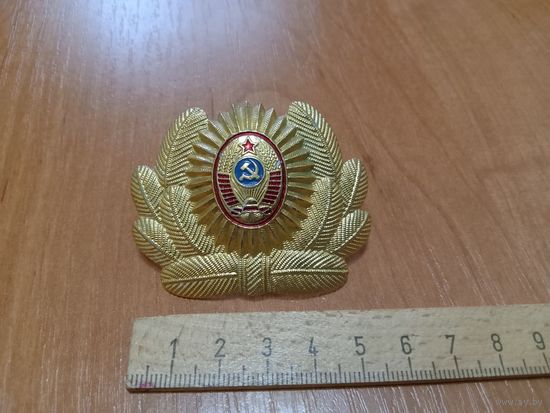 С РУБЛЯ! Кокарда МВД СССР.