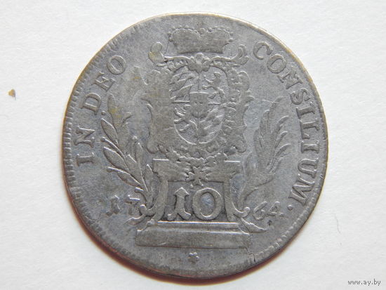 Бавария 10 крейцеров 1764г.