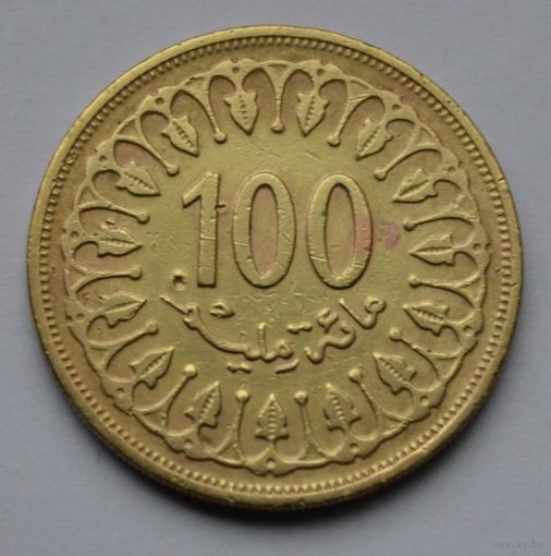 Тунис, 100 миллимов 1993 г.