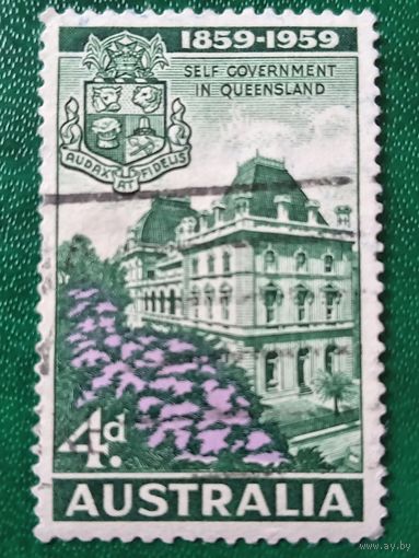 Австралия 1959. Архитектура. Self Government in Queensland