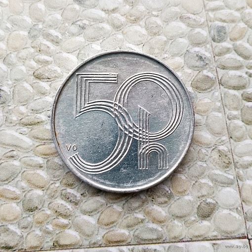 50 геллеров 1995 года Чехия. Чешская республика.