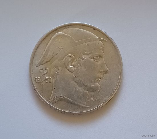 20 франков.1950г. 835пр.,Король Бодуэн I.Бельгия.