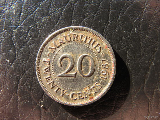 Маврикий.20 центов. 1987. С 20 копеек. Распродажа коллекции. Смотрите другие лоты.