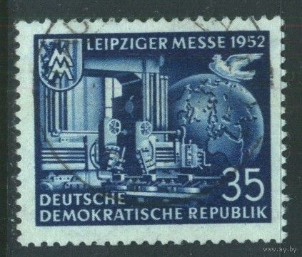 ГЕРМАНИЯ, ГДР - 1952 [Mi. 316] Гашеная (DDR02)