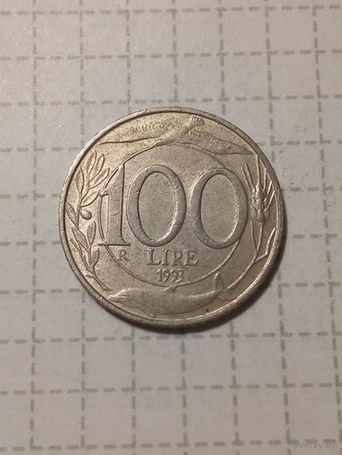 100 лир Италия 1993 год