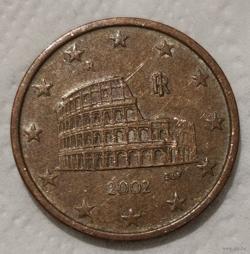 Италия 5 евроцентов, 2002 (14-13-3)