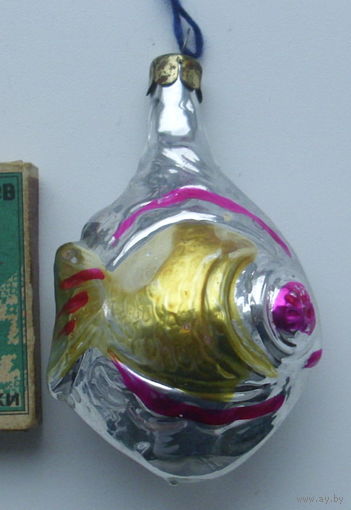 Ёлочная игрушка. Рыбка. В-61.