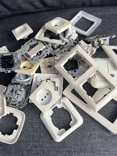 Б/У розетки выключатели, все рабочие.