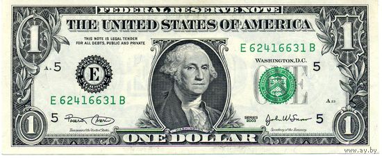 1 доллар 2003 E.