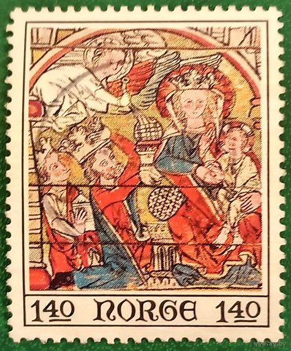 Норвегия 1975. Поклонения волхвов сцены рождества Христова