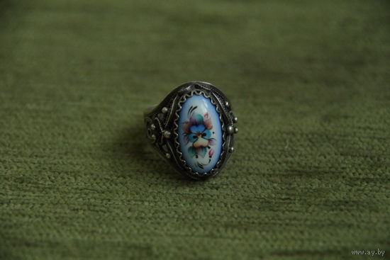 Кольцо  с серебрением   Р. 18