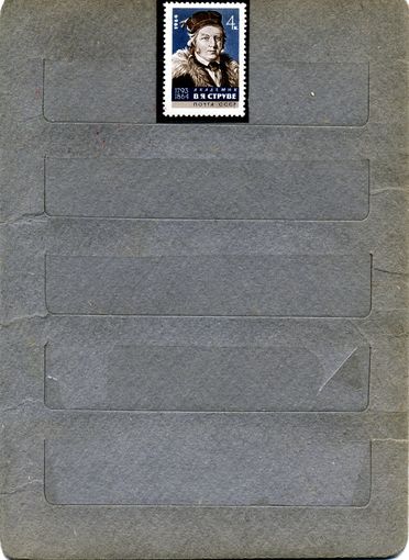 СССР, 1964, СТРУВЕ** 1м серия  Заг.3041, чистая