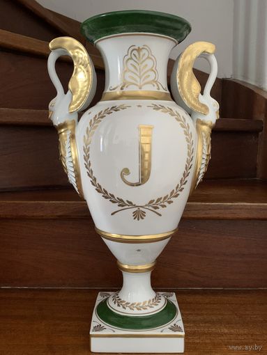 Большая фарфоровая ваза Ампир Франция , XX век