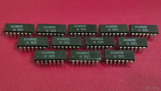 Микросхема К548УН1В Двухканальный малошумящий предварительный аудиоусилитель