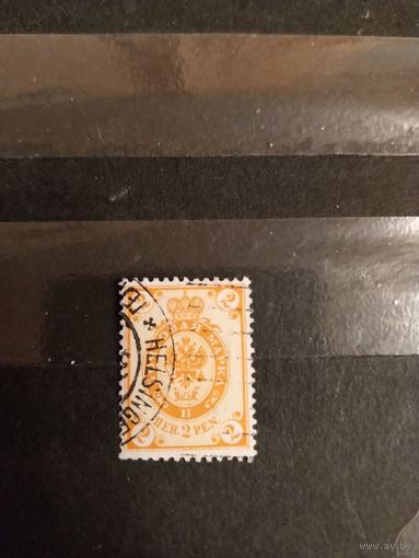 1901 Россия Великое княжество Финляндское мих 55B герб (3-5)