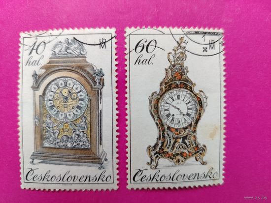 Чехословакия. Часы. ( 2 марки ) 1979 года. 5-6.