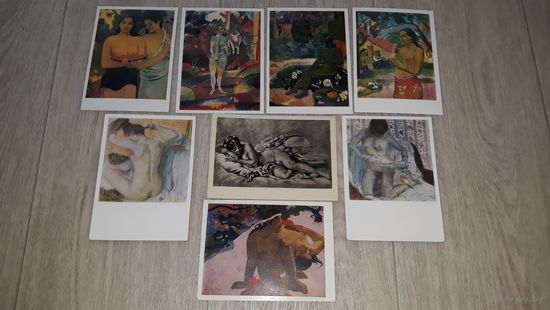 Открытки живопись - Ню, обнаженные девушки