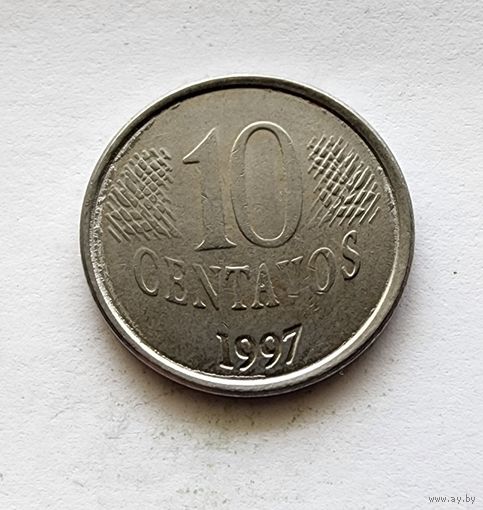 Бразилия 10 сентаво, 1997