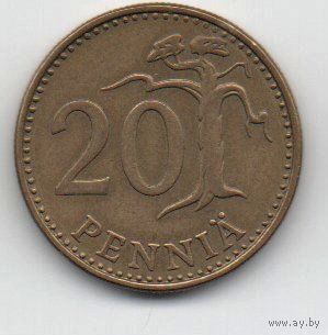 ФИНЛЯНДСКАЯ РЕСПУБЛИКА. 20 ПЕННИ 1981