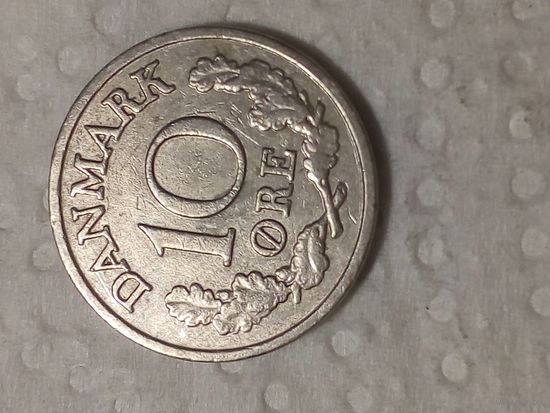 10 эре Дания  1965 год