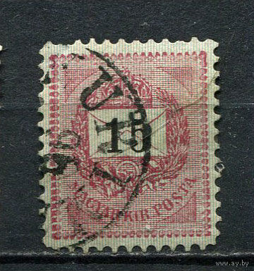 Венгрия - 1888/1898 - Письмо 15К (перф. 11 1/2) - [Mi.34A] - 1 марка. Гашеная.  (Лот 33EQ)-T7P7