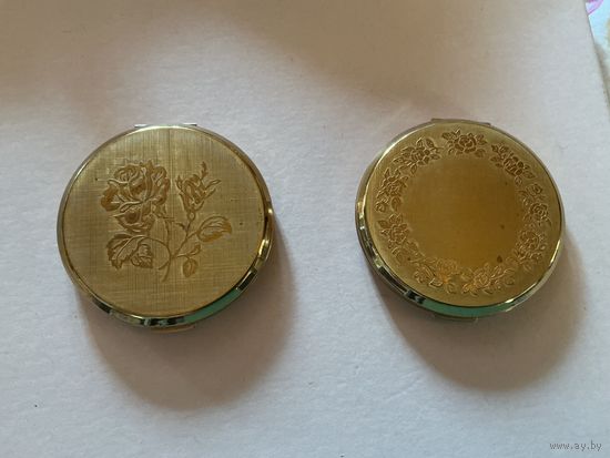 Пудреница Роза фирма Stratton Англия винтаж цена за одну