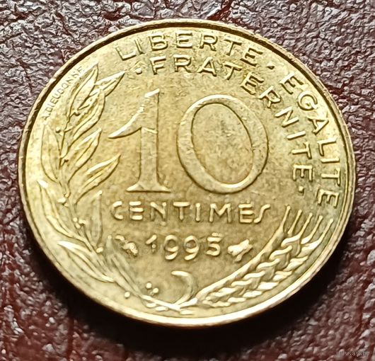 Франция 10 сантимов, 1993   ( 1-7-6 )