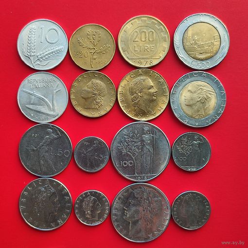 Италия (8 монет)