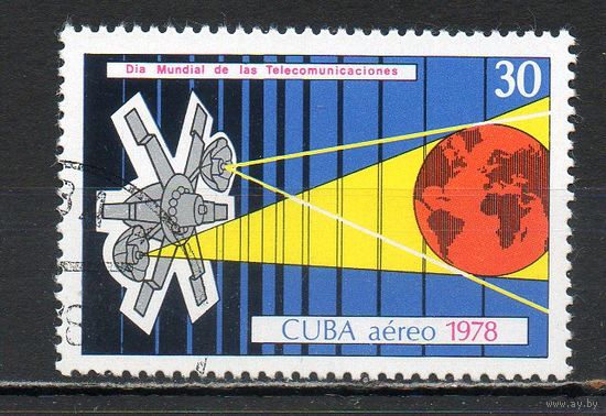Всемирный день связи Куба 1978 год серия из 1 марки