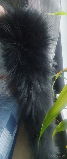 Опушка меховая, воротник натуральный мех