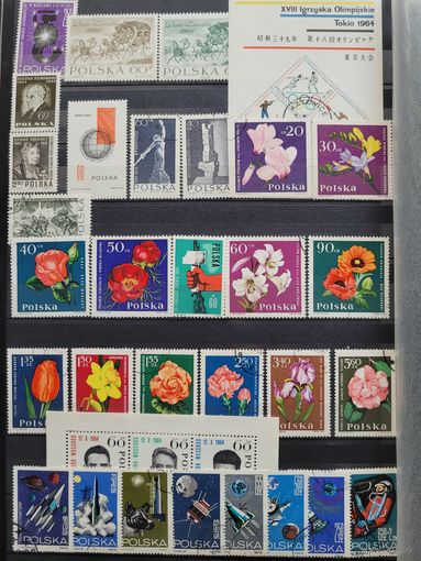 Польша. Полный годовой набор марок за 1964 год