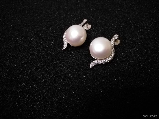 Серьги 925. Аукцион с рубля.