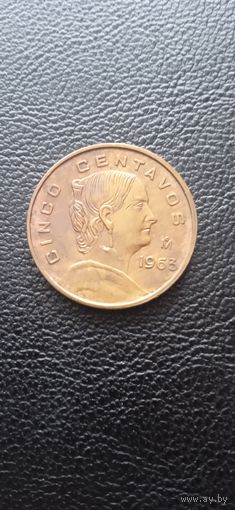Мексика 5 сентаво 1963 г.
