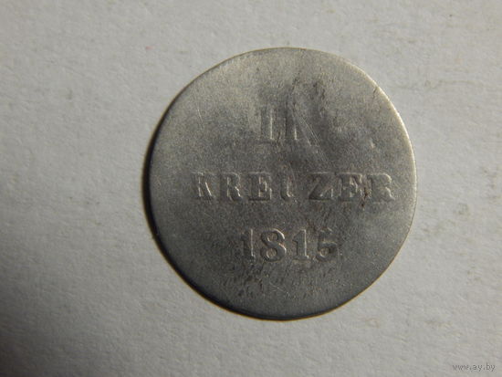 Нассау 3 крейцера 1815г