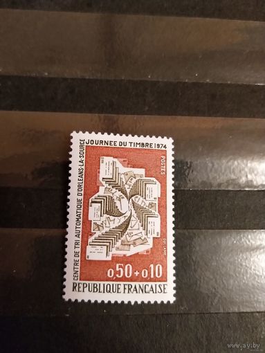 1974 Франция день почтовой марки чистая клей MNH** выпускалась одиночкой (5-5)