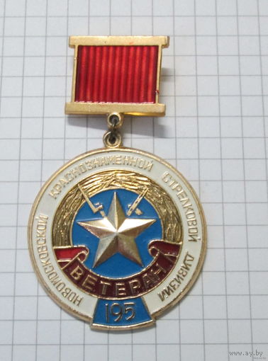 Ветеран 195 Новомосковской стрелковой дивизии