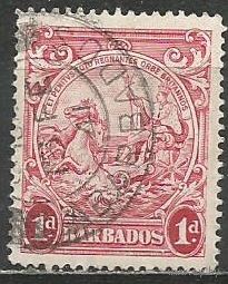 Барбадос. Новые колониальные марки. Аллегория. 1938г. Mi#157.