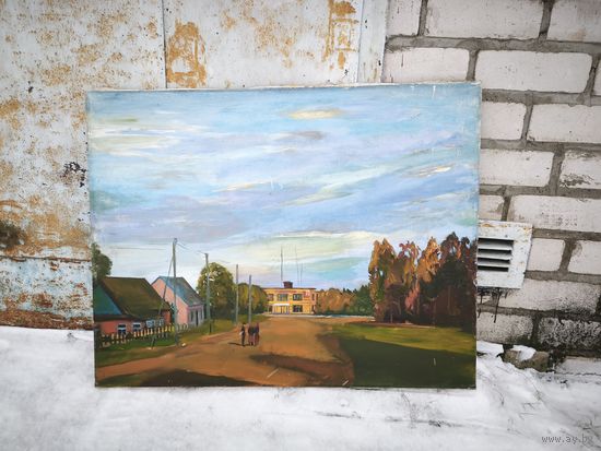 Картина СССР. Соцреализм. Аукцион с рубля.