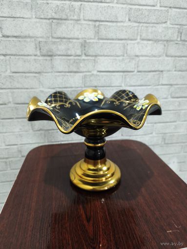 Ваза. Конфетница. Богемия. Чехия.