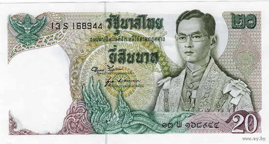 Таиланд, 20 бат, 1971-81 г.г., P-84a(12), UNC