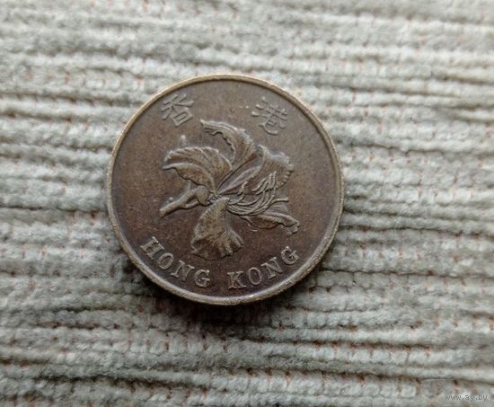 Werty71 Гонконг 50 центов 1994 цветок Баухиния Блеск