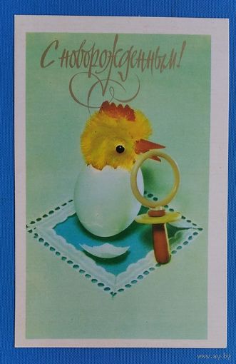 Поклад Н. Ручкин Б. С Новорожденным. 1978 г. Чистая
