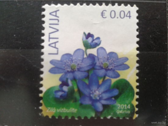 Латвия, 2014. Стандарт. Цветы*