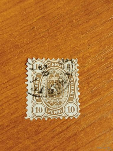 1875 Россия Великое княжество Финляндское Лин 11 герб (5-8)