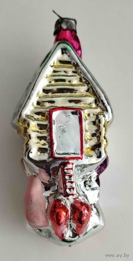 Ёлочная игрушка СССР. Избушка на курьих ножках. Редкость!!!